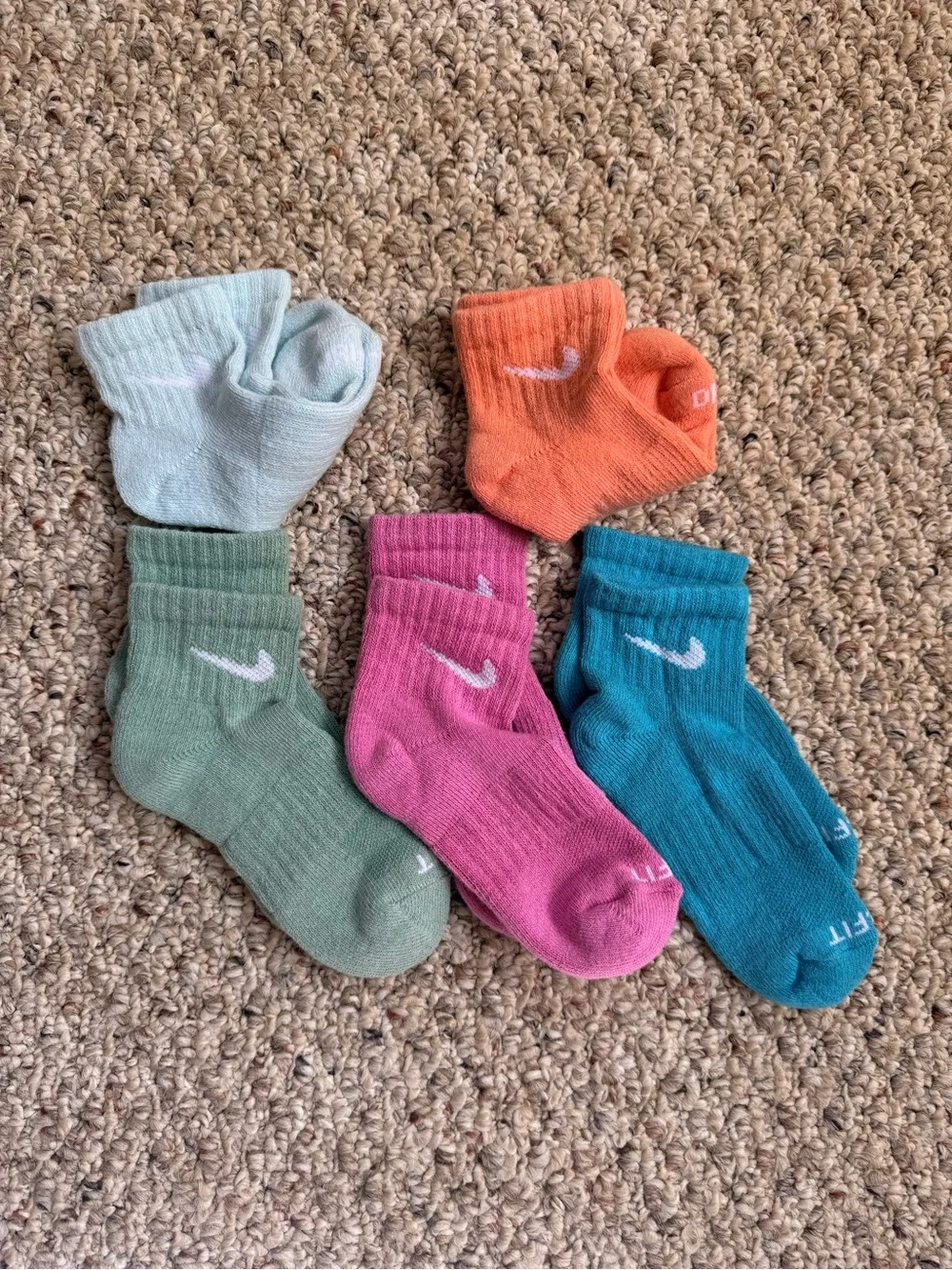 Nike Kids Ankle Socks | NWOT 5 Pair Lot | XXS 7C-10C